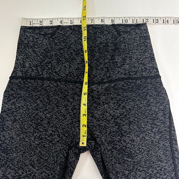 Lululemon Train Times 7/8 Pant 25” Night View, White Black 8 - Picture 5 of 10